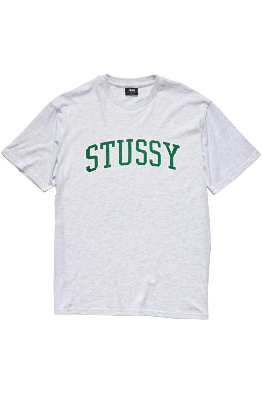 Stussy Womens Collegiate BF T Shirt White - MZVUG0394